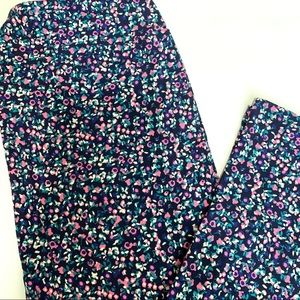 TC floral LuLaRoe leggings NWT
